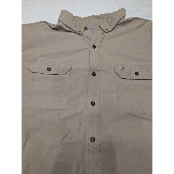 Carhartt Men's Cotton Short Sleeve Button Up Shirt Size 3XL - Picture 1 of 12